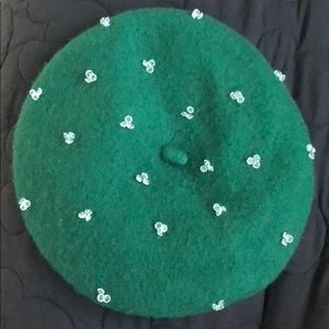 Green Vintage Beret
